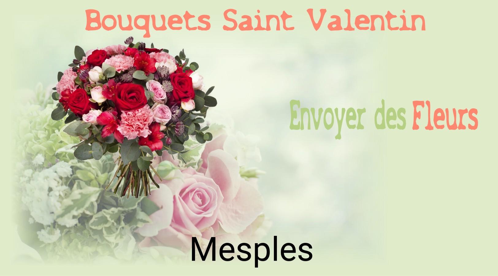 Roses de Saint-Valentin livrées à Mesples